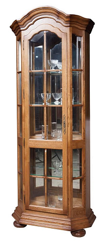 Шкаф с витриной (левый)   ГМ 5267С-01